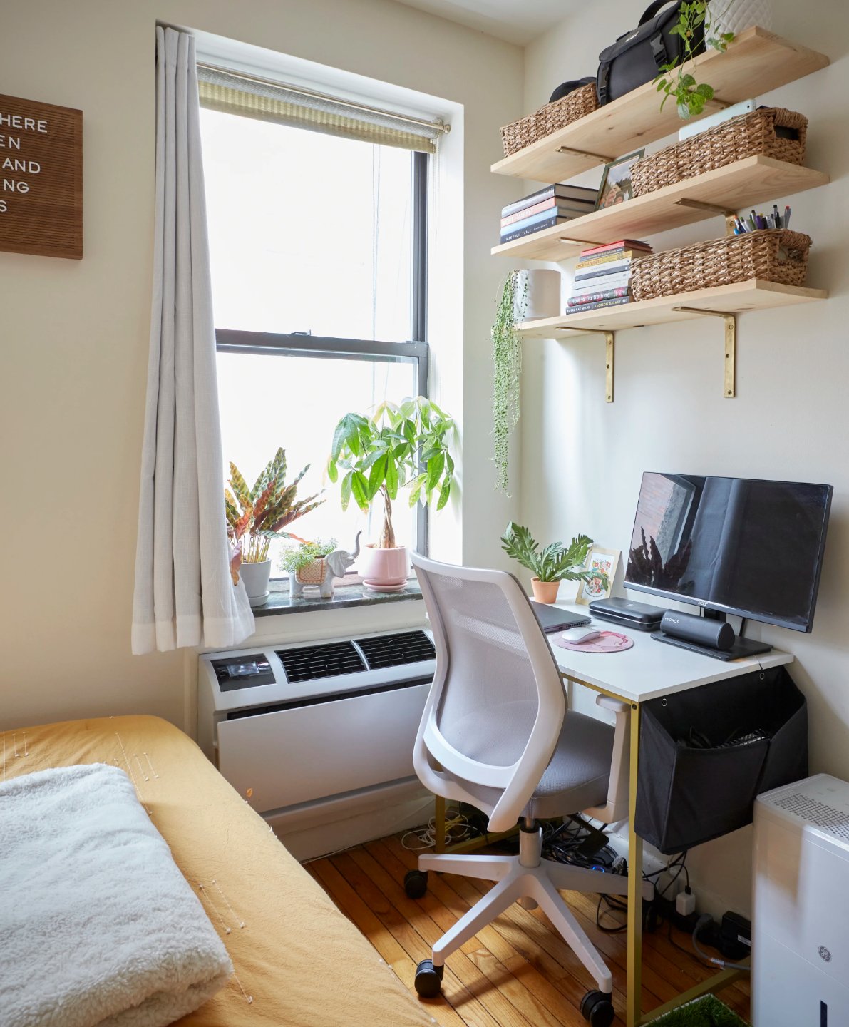 Blue gradient with shades of orange